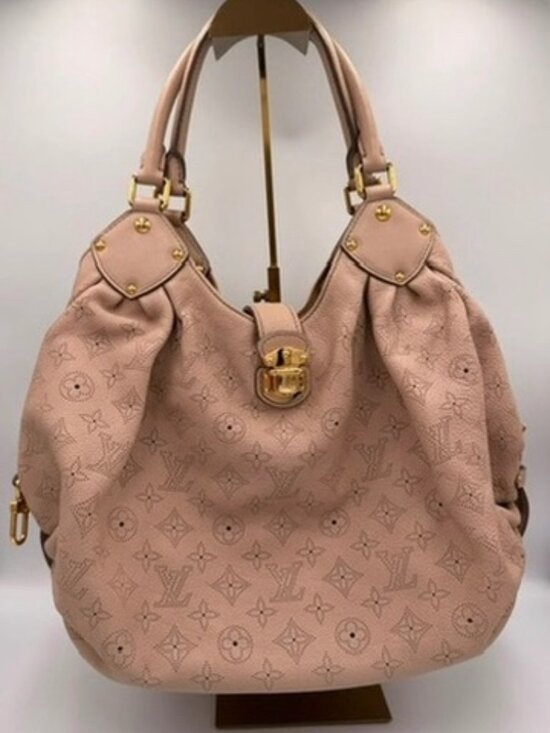 Louis Vuitton Handbags - Louis Vuitton Mahina XL Hobo Blush Pink Leather Shoulder Bag